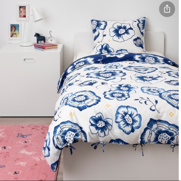 Ikea Sanglarka Hawaiian Floral Blues 